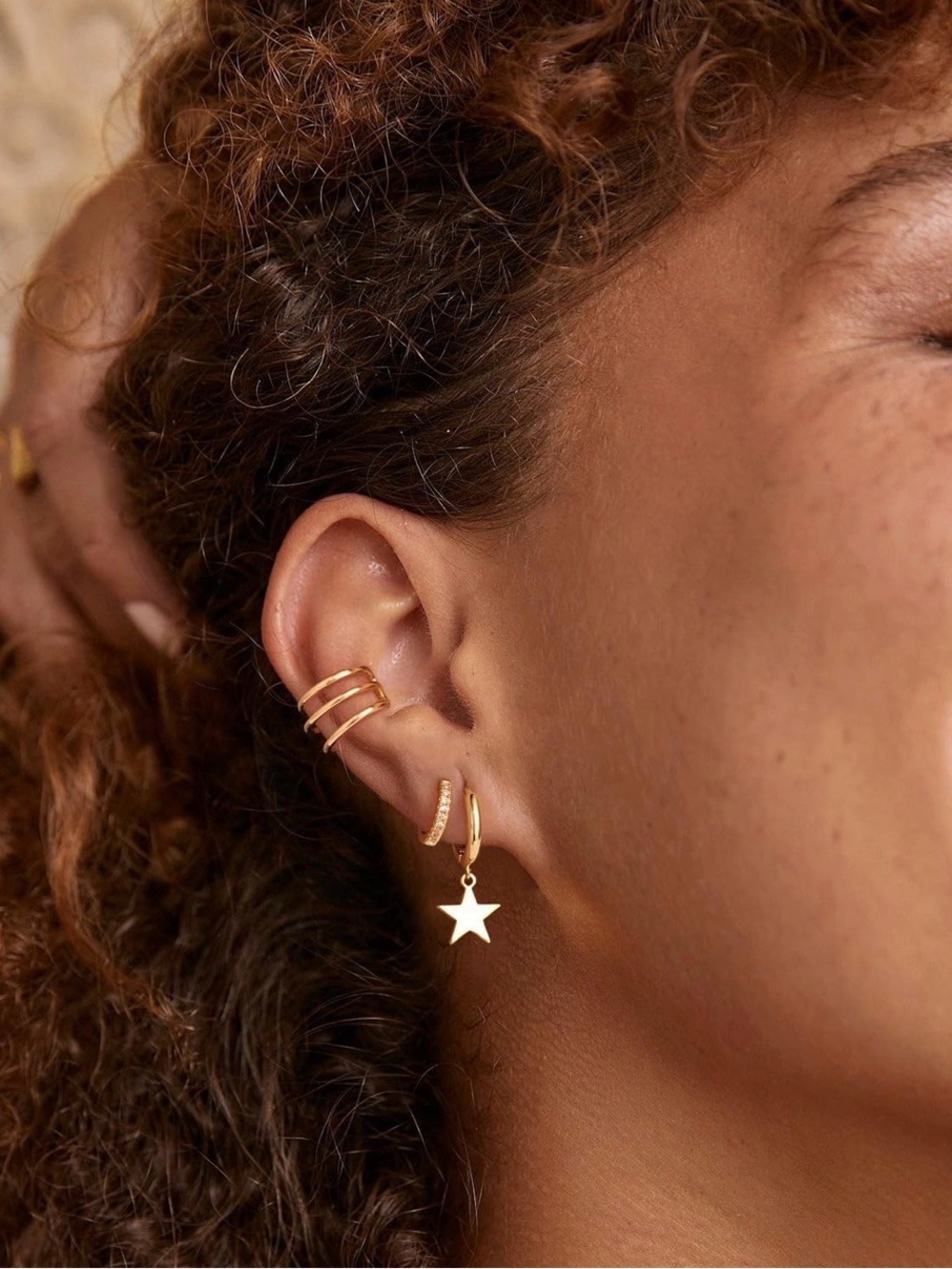 Earring Cuff (lightweight) adjustable